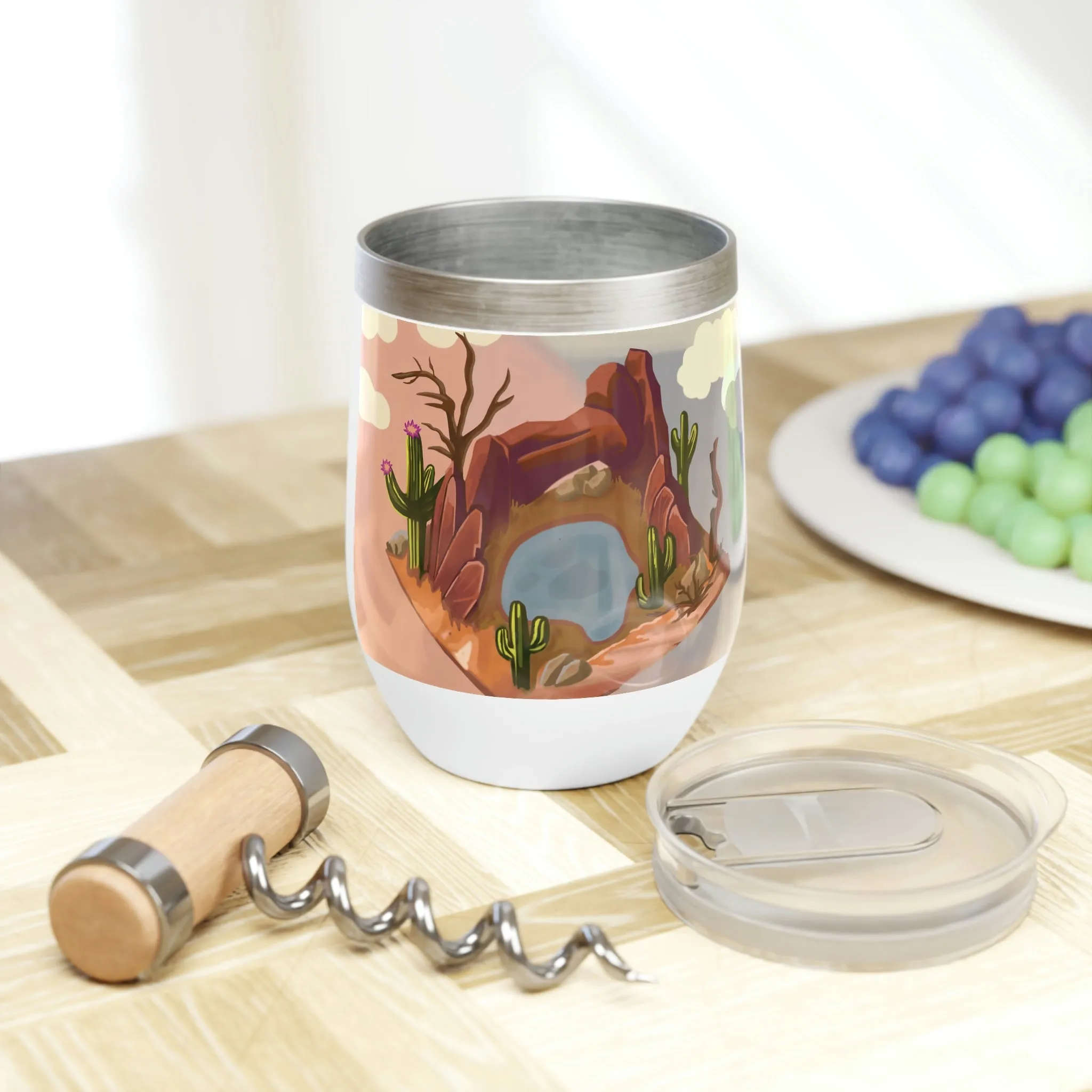 Desert Rocks Chill Wine Tumbler