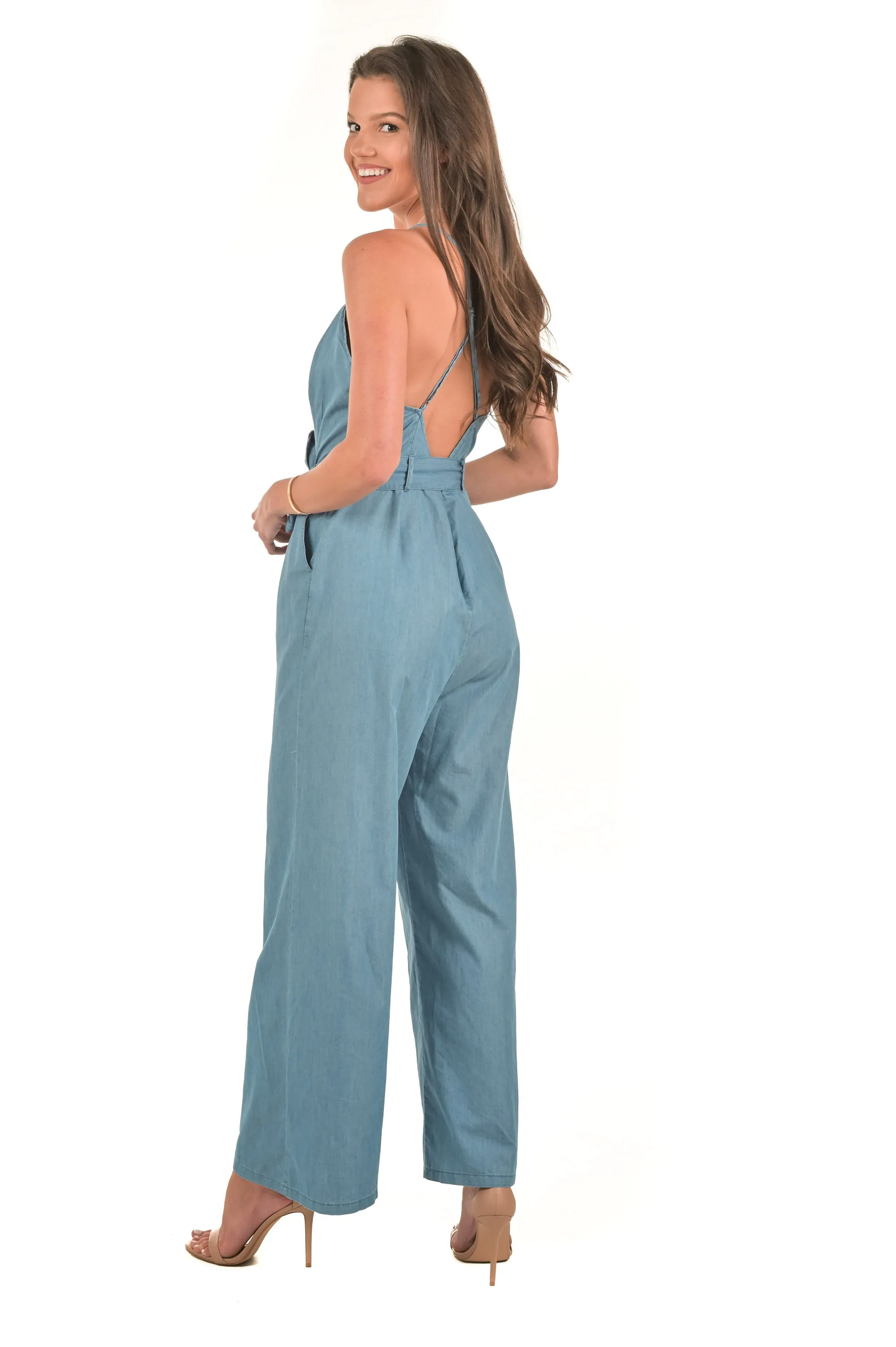 Destiny Denim Jumpsuit