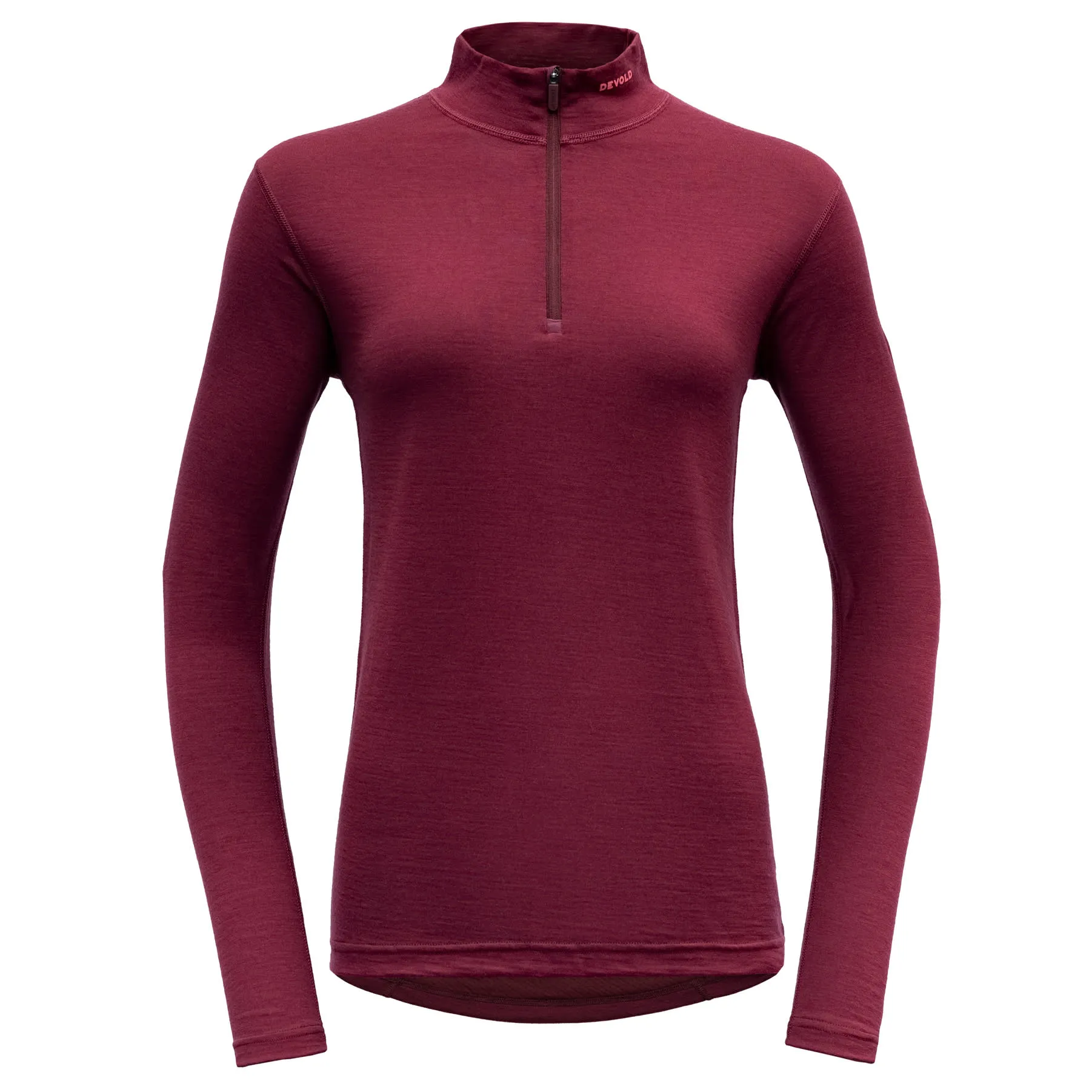 Devold Breeze Woman Half Zip Neck     Beetroot | Buy Devold Breeze Woman Half Zip Neck     Beetroot here | Outnorth