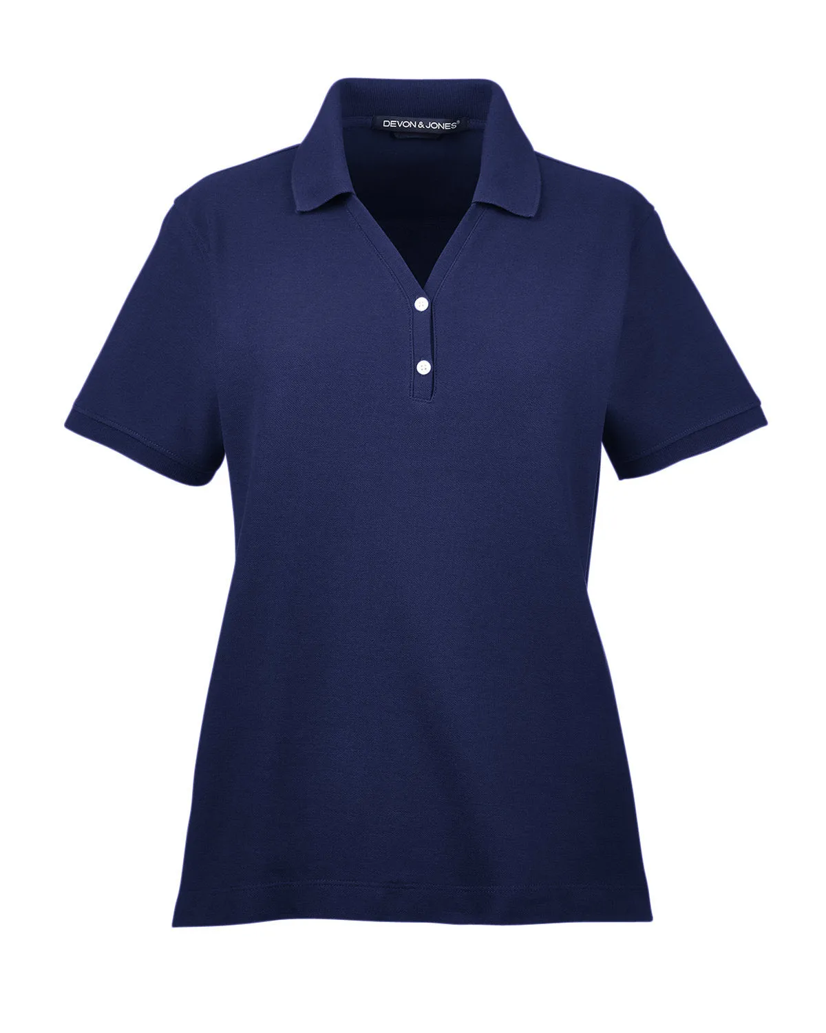 Devon & Jones Ladies' Pima Piqué Y-Collar Polo