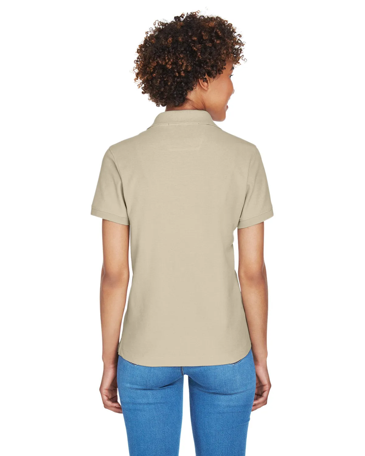 Devon & Jones Ladies' Pima Piqué Y-Collar Polo