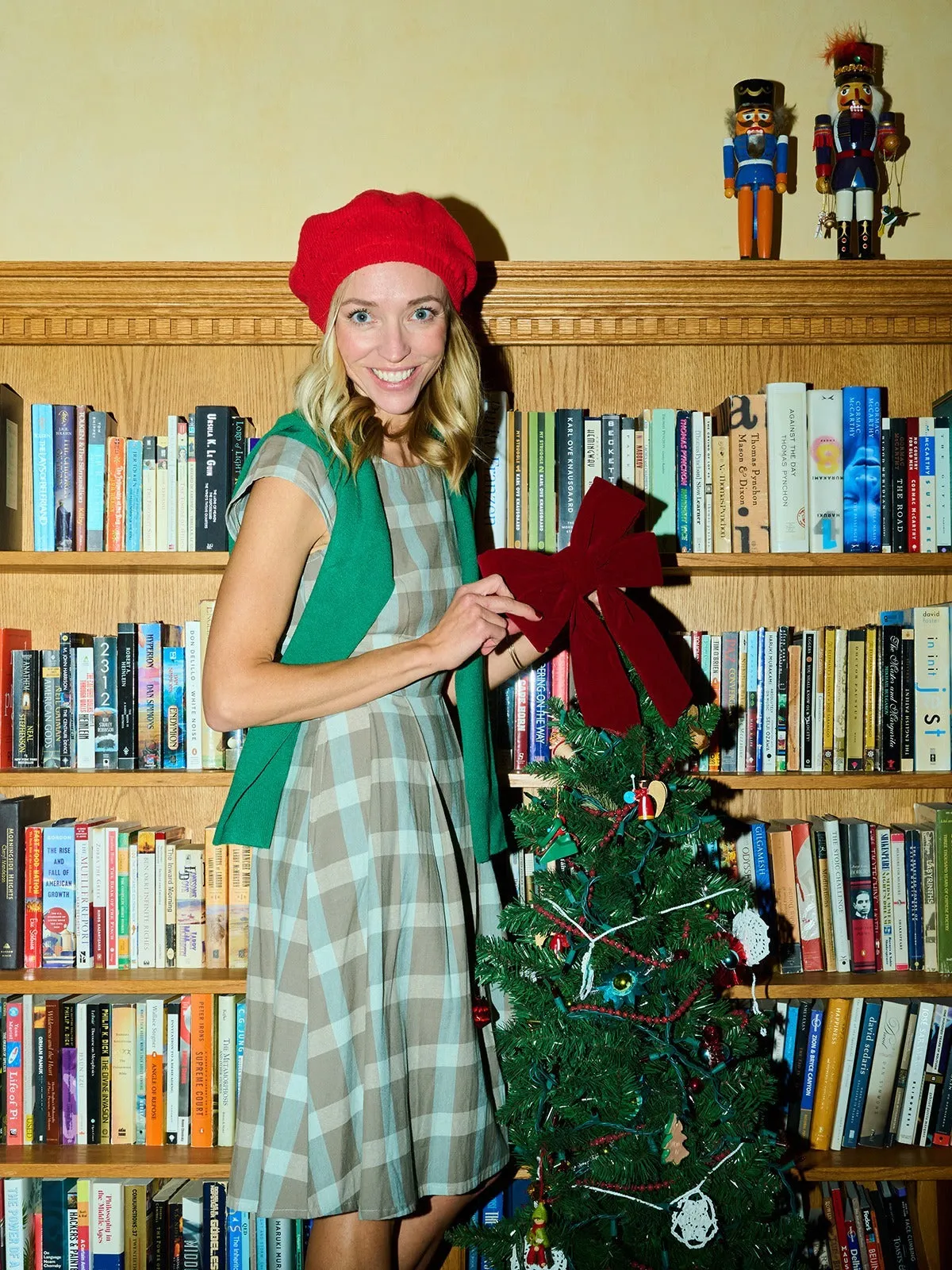 Devonshire Dress - Sterling Plaid