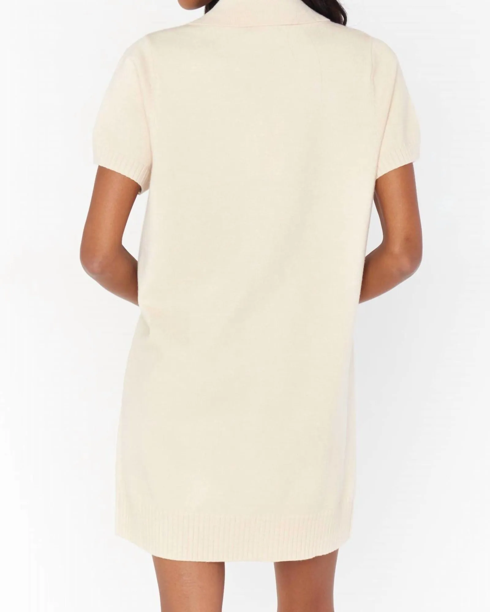 Dexter Sweater Dress in Cream Knit | Cream Knit