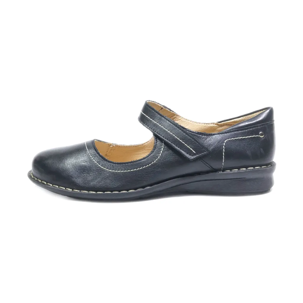 Diabolo Studio Ballerinas Leather Black Colour For Women