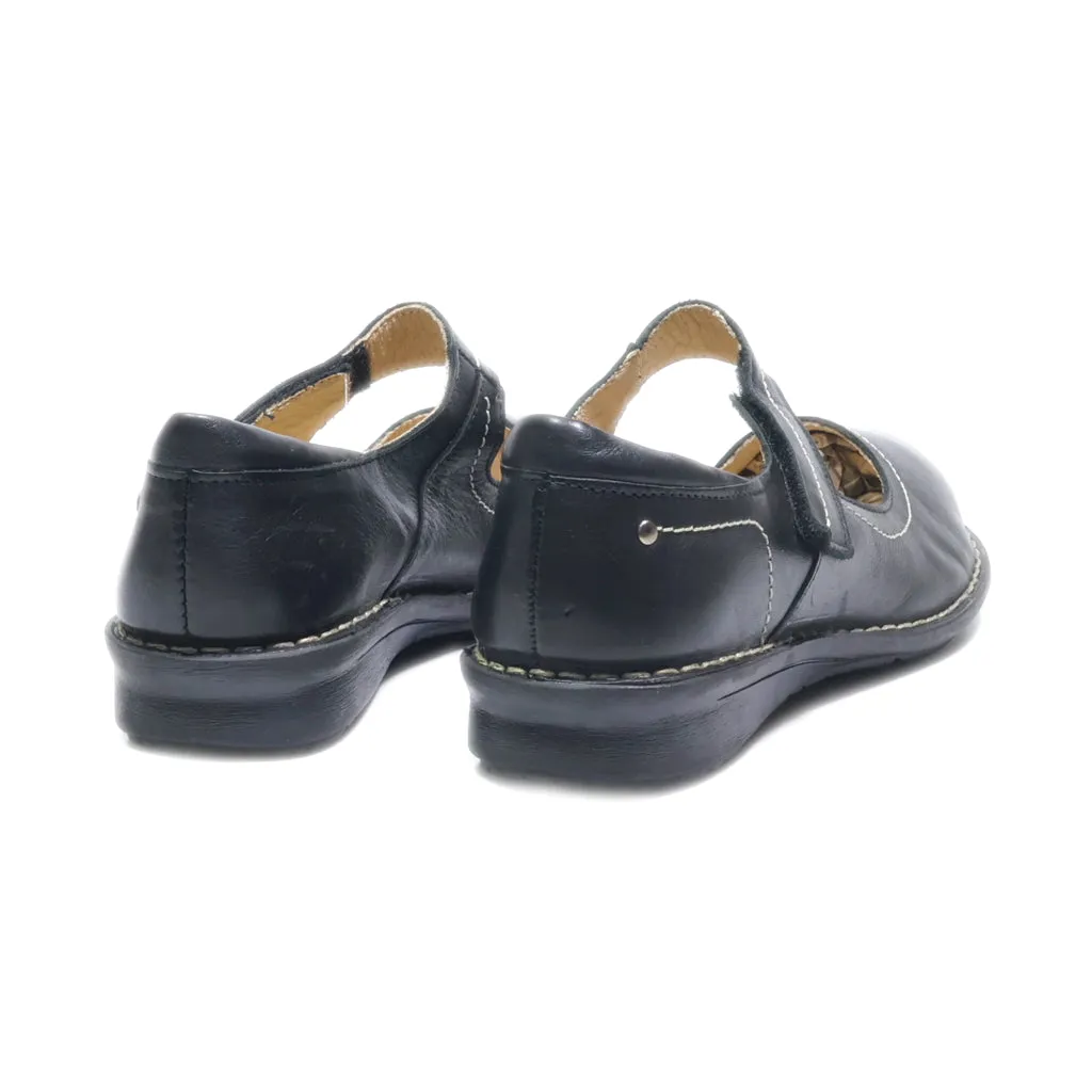Diabolo Studio Ballerinas Leather Black Colour For Women