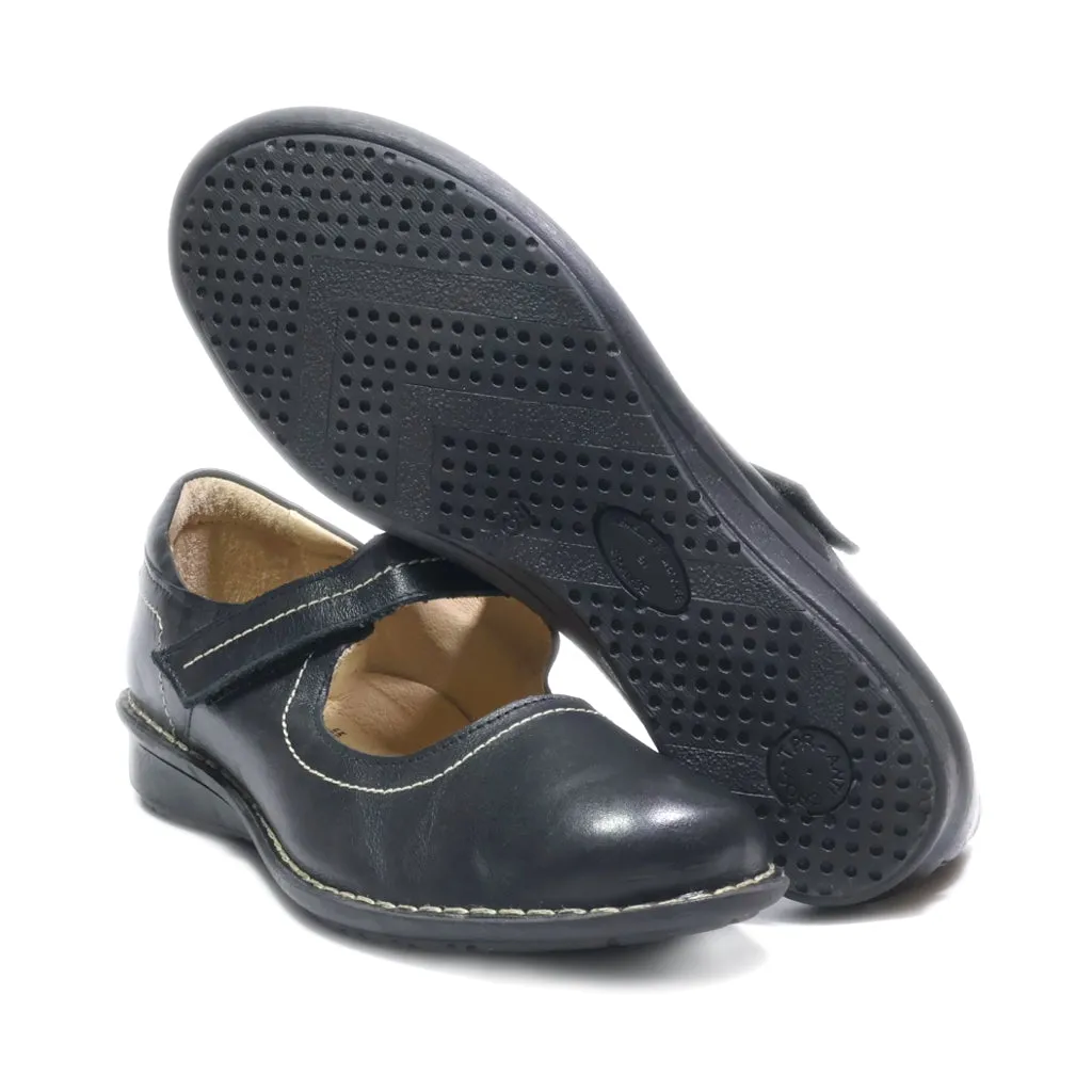 Diabolo Studio Ballerinas Leather Black Colour For Women