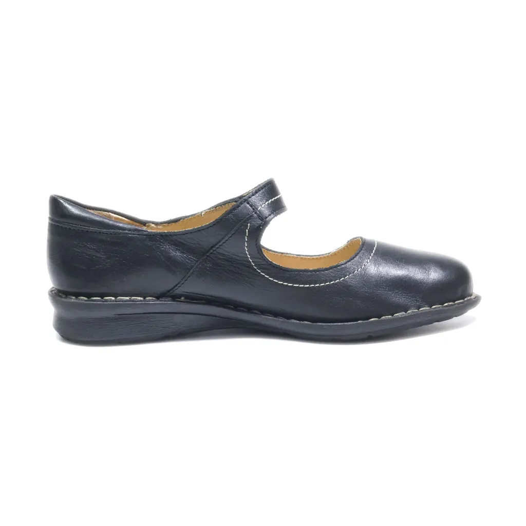 Diabolo Studio Ballerinas Leather Black Colour For Women