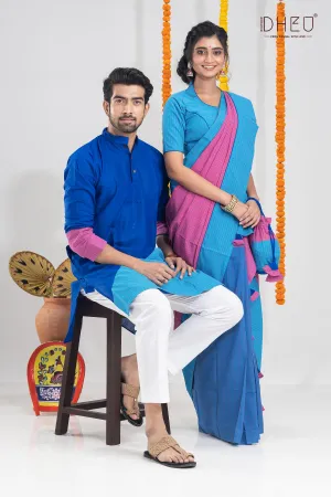 Dibratrir Kabya-Kurta-Mekhela Couple Set
