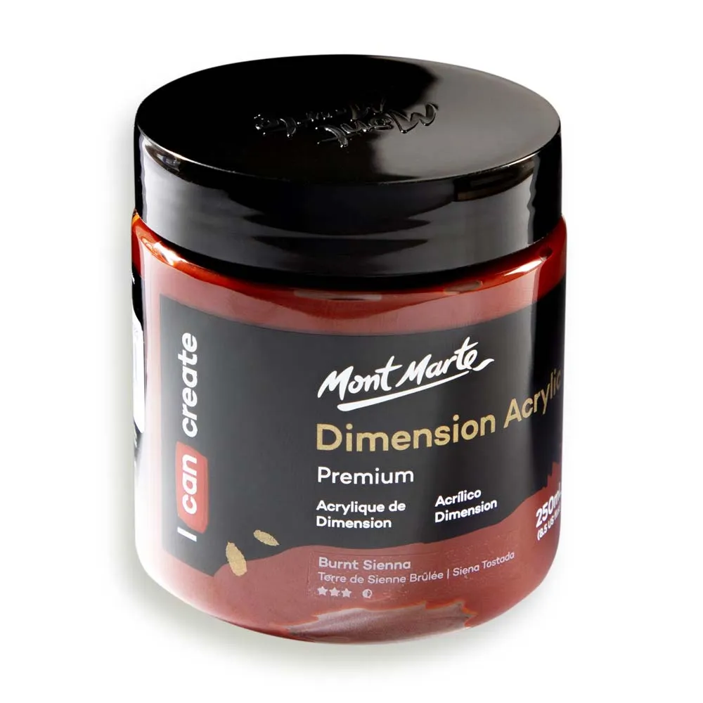 Dimension Acrylic Premium 250ml (8.5 US fl.oz) - Burnt Sienna