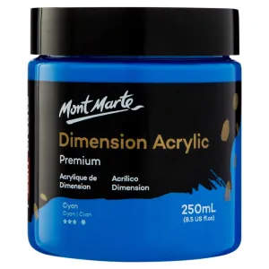 Dimension Acrylic Premium 250ml (8.5 US fl.oz) - Cyan Blue