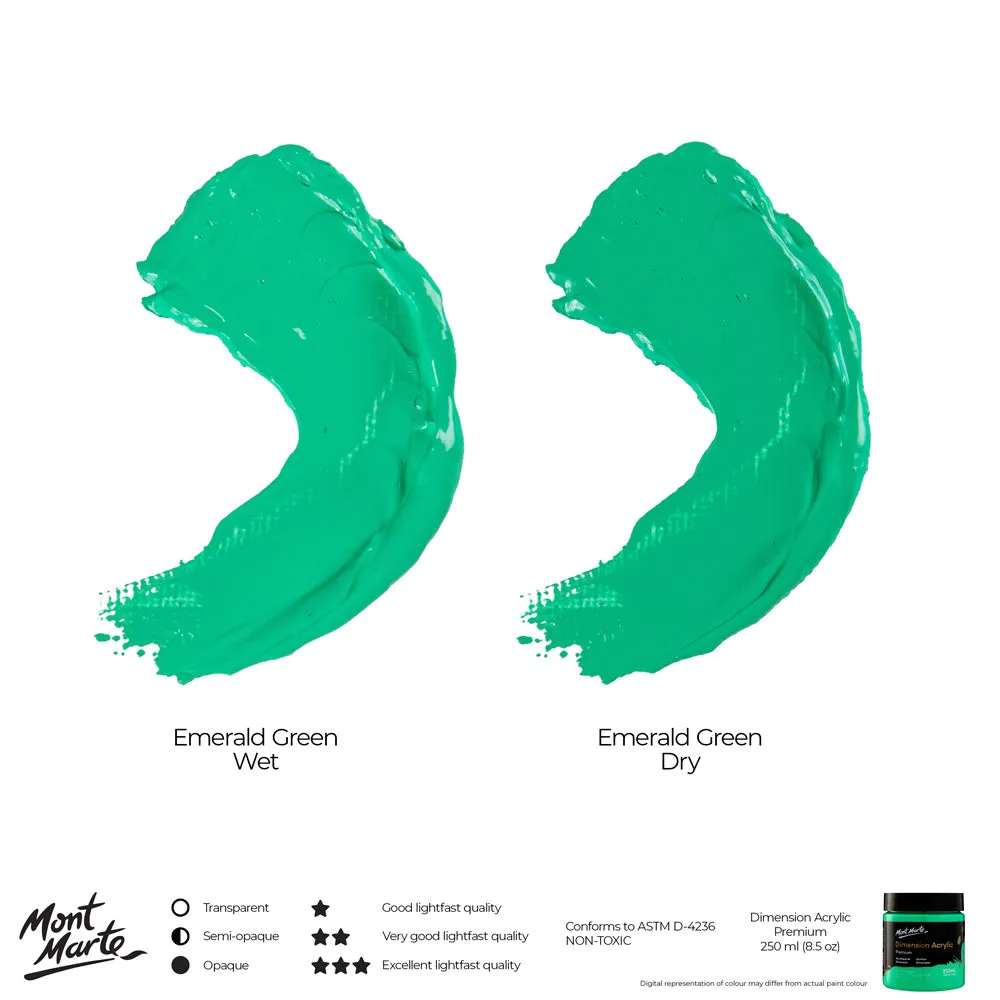 Dimension Acrylic Premium 250ml (8.5 US fl.oz) - Emerald Green