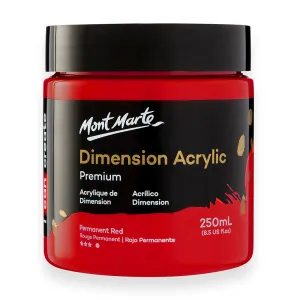 Dimension Acrylic Premium 250ml (8.5 US fl.oz) - Permanent Red