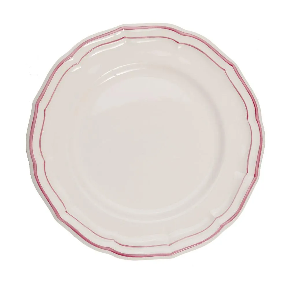 Dinner Plate Filet Pivoine Pink 28cm