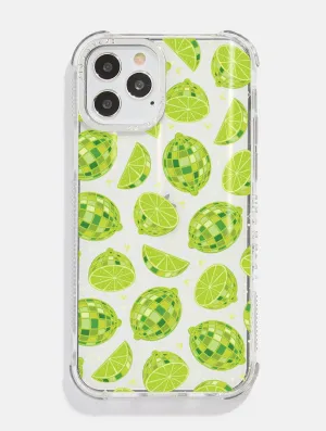 Disco Limes Shock iPhone Case