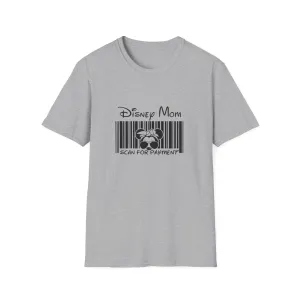 Disney mom scan for payment Unisex Softstyle T-Shirt