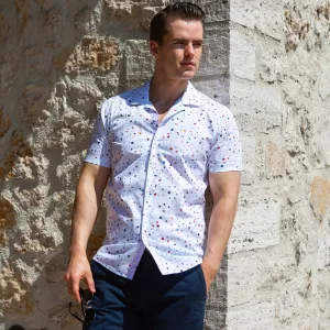 Distant Worlds Open Collar Shirt