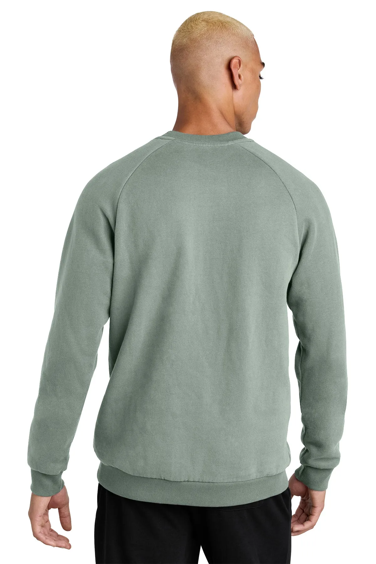 District Cloud Custom Fleece Crews, Slate Green