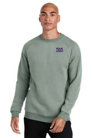 District Cloud Custom Fleece Crews, Slate Green