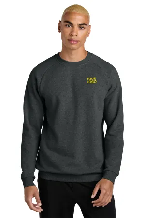 District Cloud Fleece Custom Crews, Heathered Charcoal