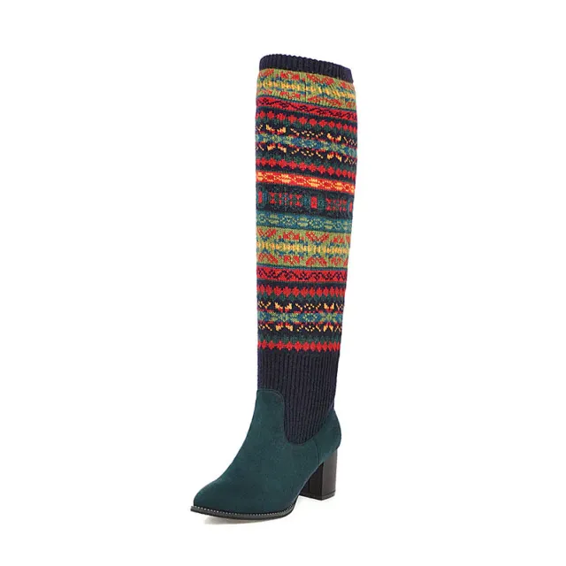 Dita Women's Autumn Winter Warm Long Boots