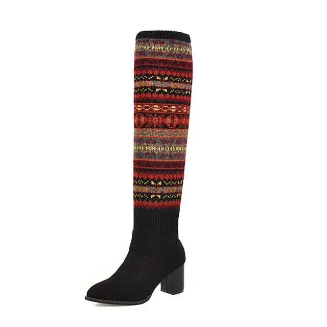 Dita Women's Autumn Winter Warm Long Boots