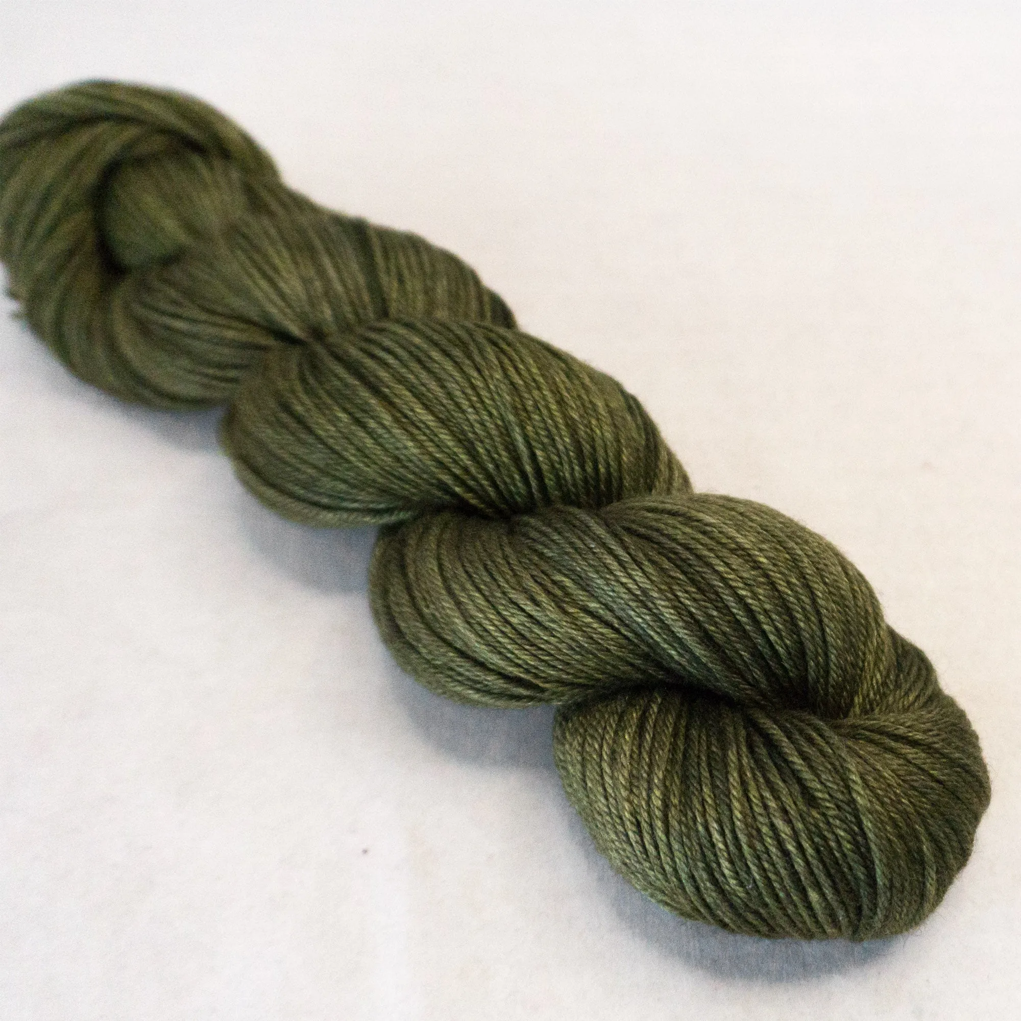 DK Yakity Yak Yarn - Olive Semi Solid
