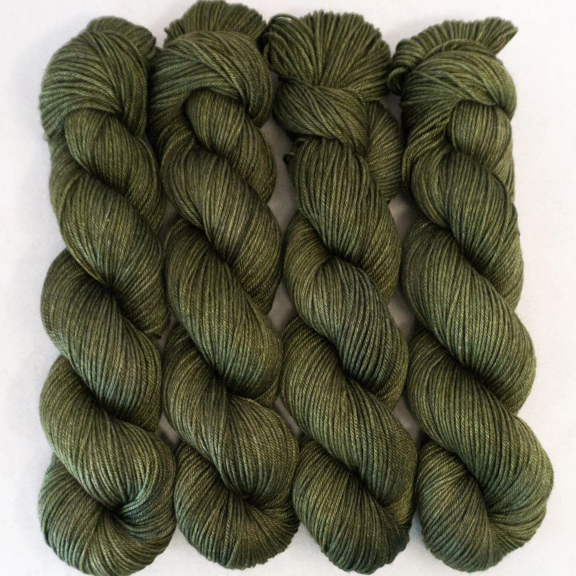 DK Yakity Yak Yarn - Olive Semi Solid