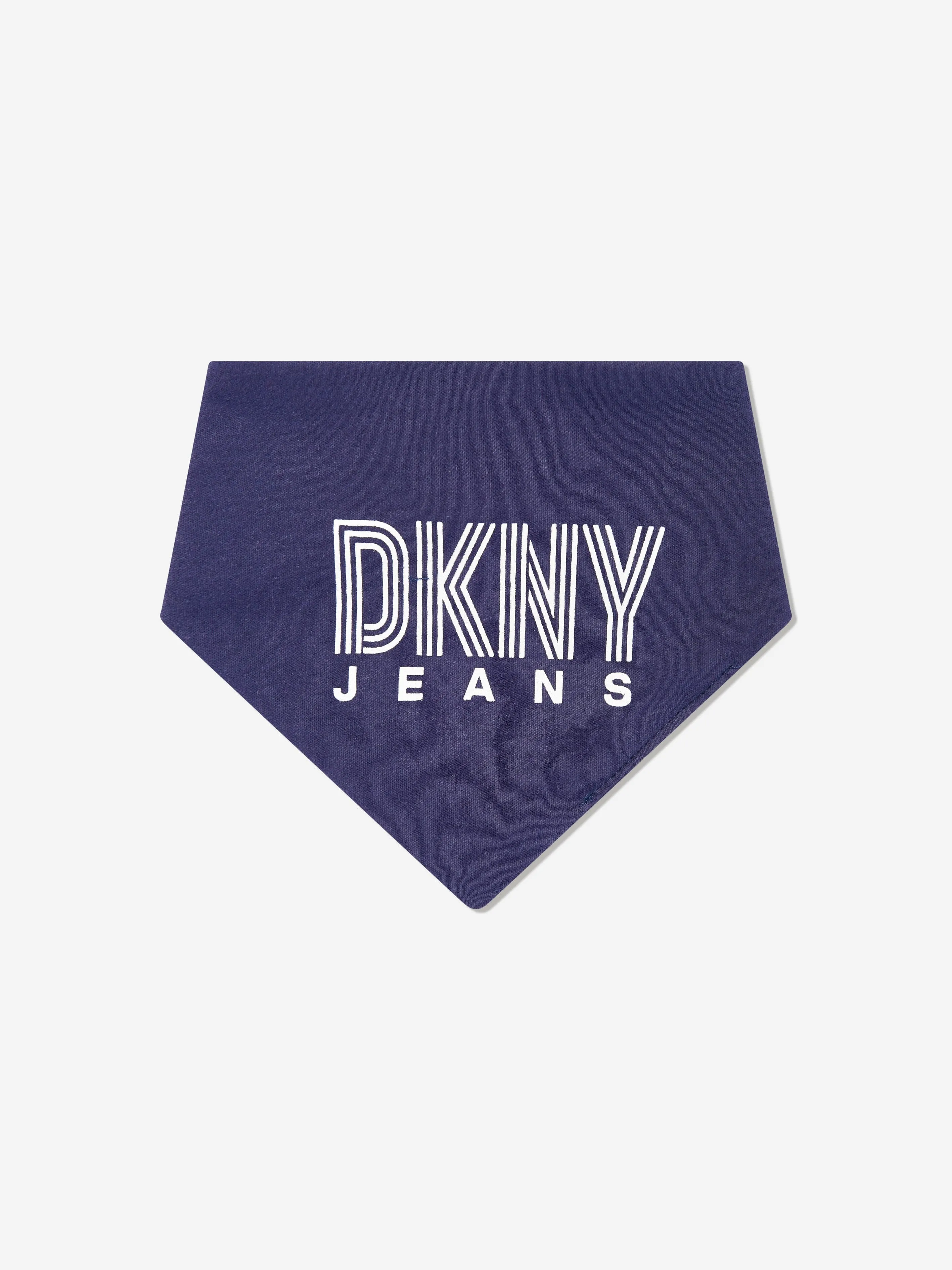 DKNY Baby Boys 5 Pack Bib Set in Navy
