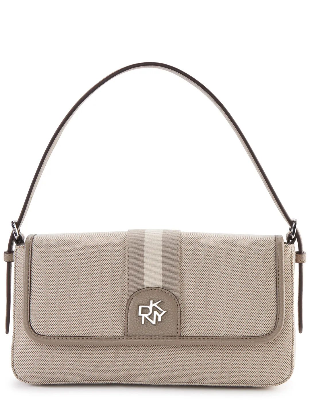 DKNY Women Beige Solid Crossbody Bag