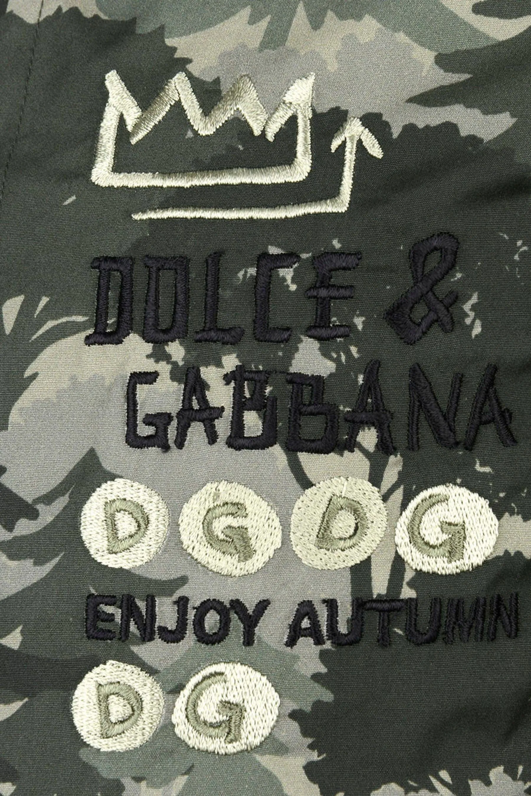 Dolce & Gabbana Boys Khaki Cotton Trees Shirt