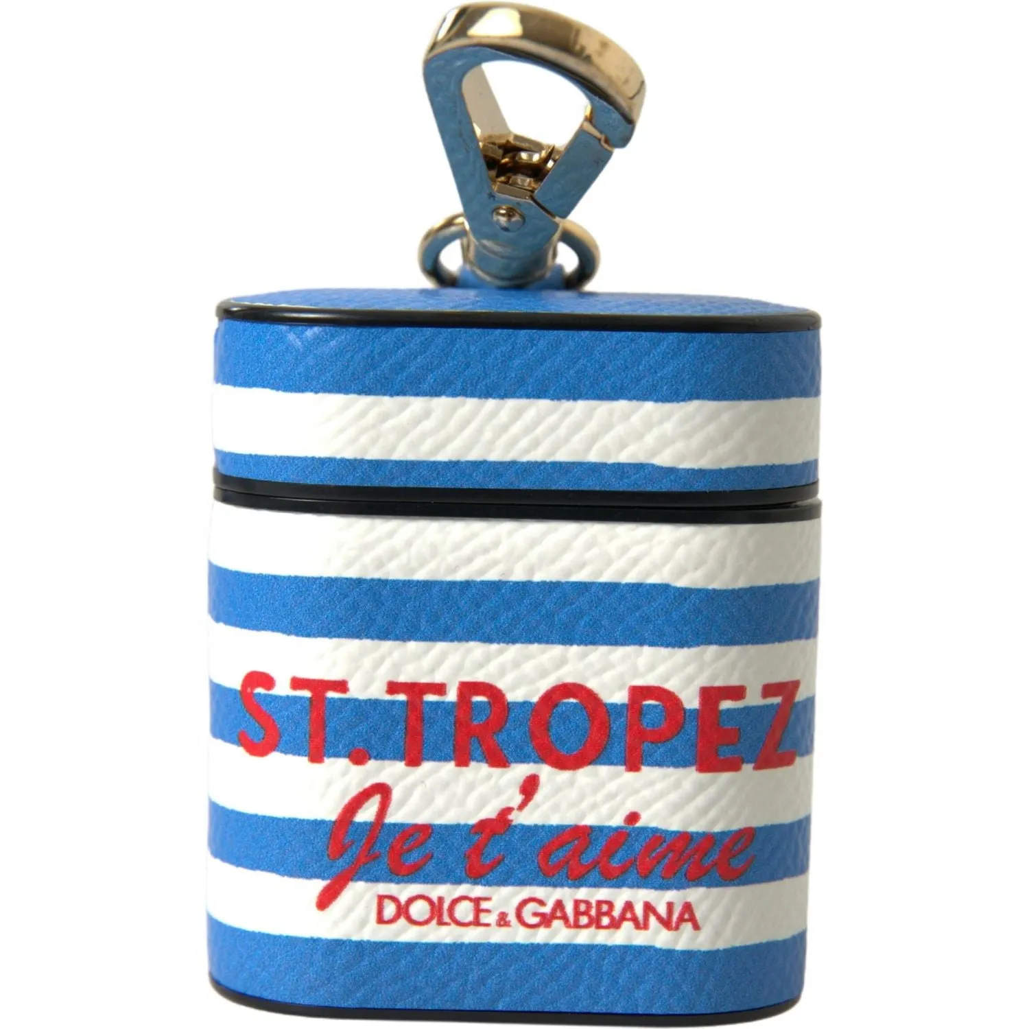 Dolce & Gabbana Chic Striped Leather Airpods Case
