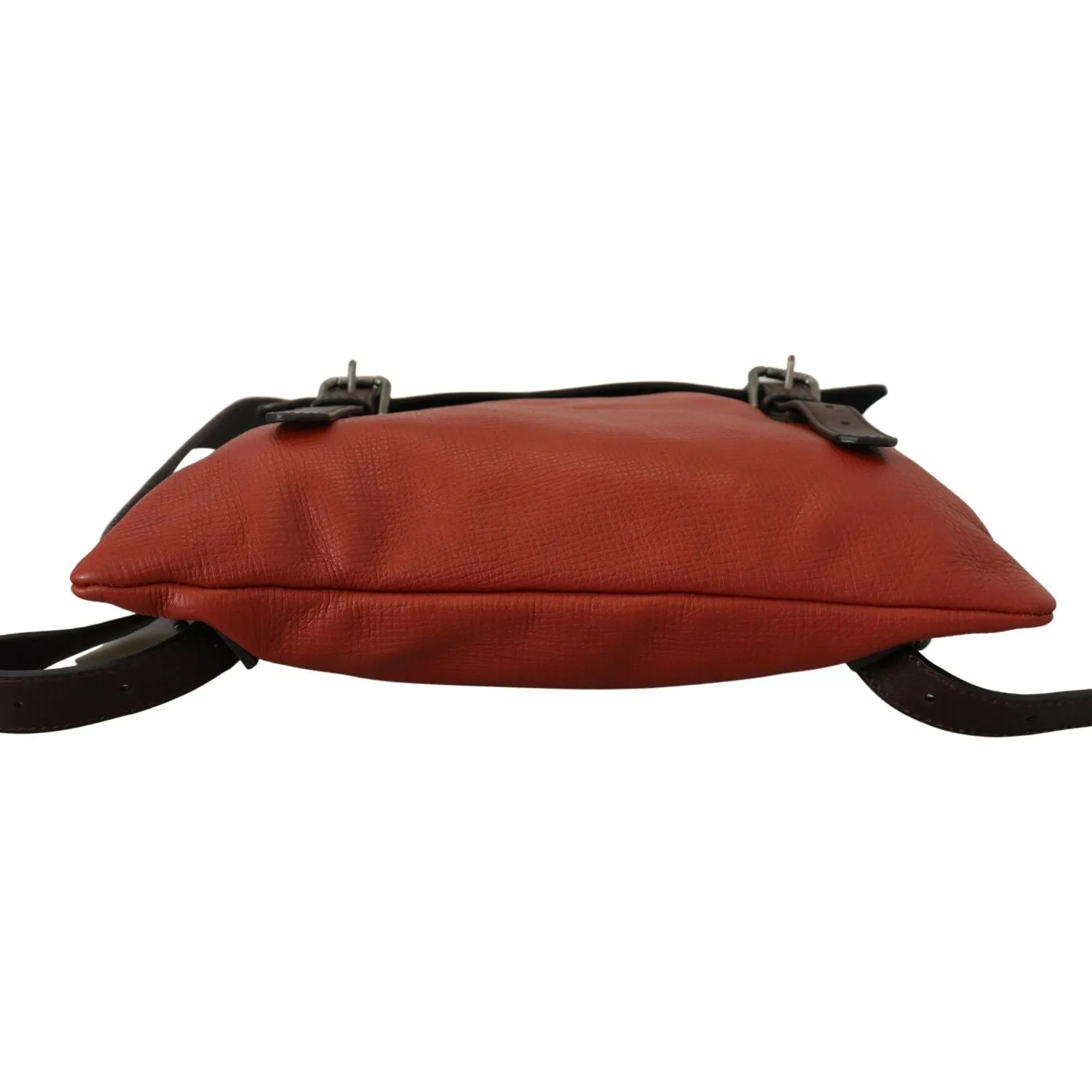 Dolce & Gabbana Elegant Calfskin Leather Backpack in Orange