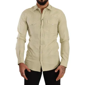 Dolce & Gabbana Elegant Sicilia Checkered Cotton Shirt