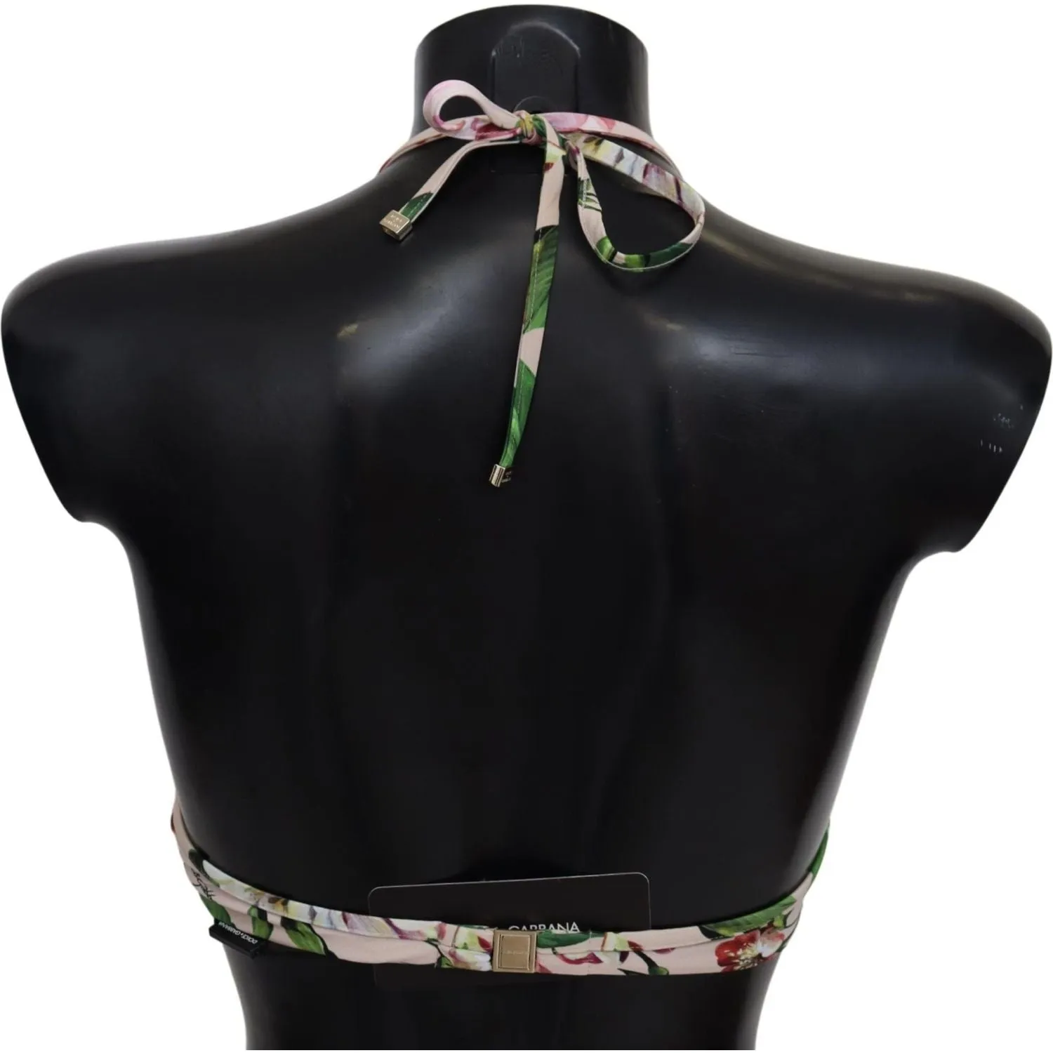 Dolce & Gabbana Floral Elegance Elastic Bikini Top