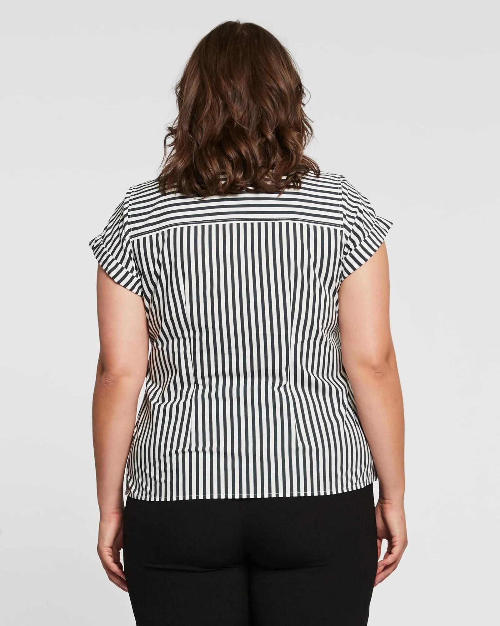 Dominica Striped Top | Print