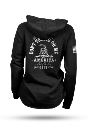 Don't Tread on Me - Lightweight Women's V-Neck Hoodie