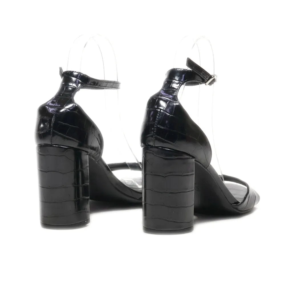 Dorothy Perkins High-Heel Sandals Leather Black Colour For Women