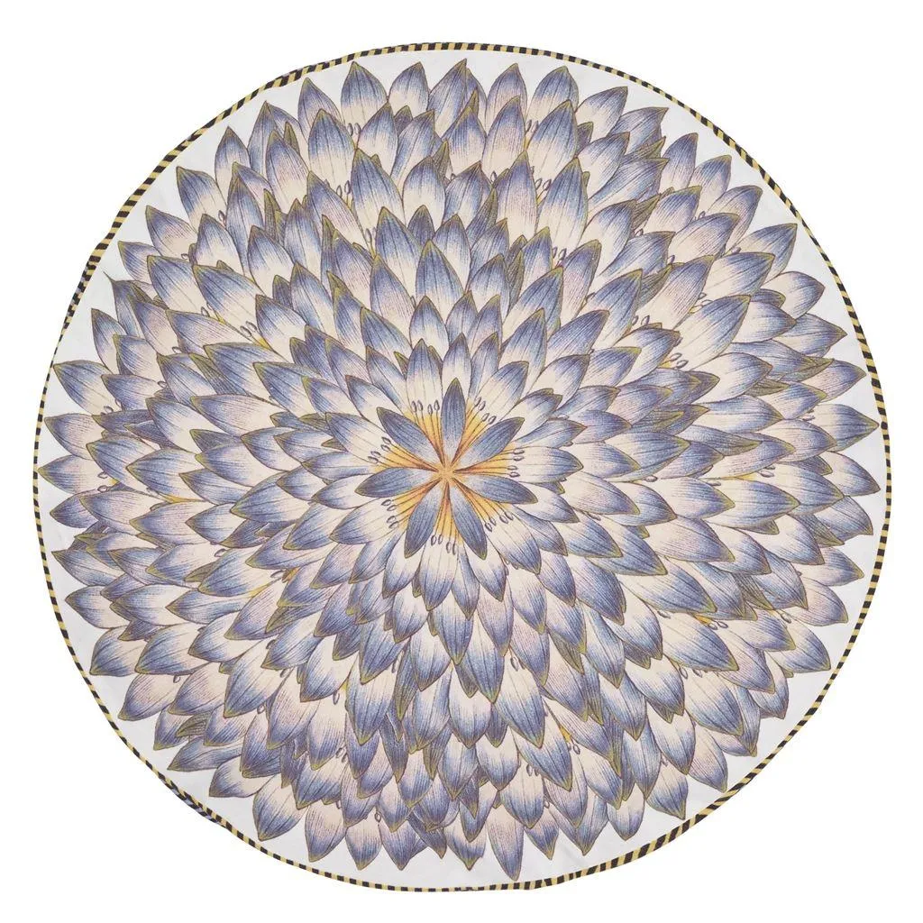 Double sided pillow FLORIBUNDA RUISEEAU cotton satin