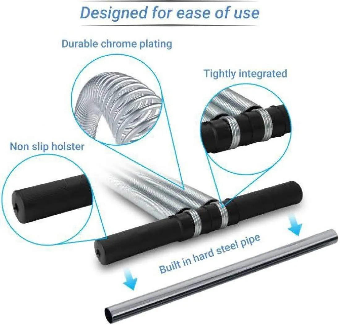 Double Spring Tummy Trimmer | Black