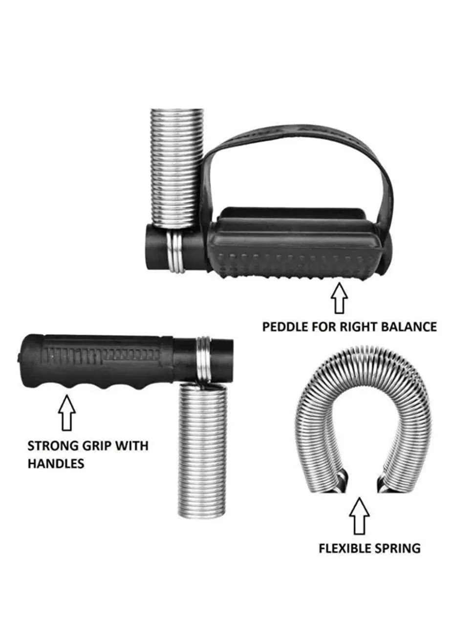 Double Spring Tummy Trimmer | Black