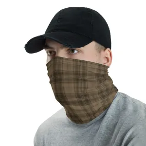 Drab Plaid Neck Gaiter