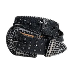 Dream Apparel Premium Straps Men Women Western Fashion Bling Bling Rhinestone Crystal Diamond Belt