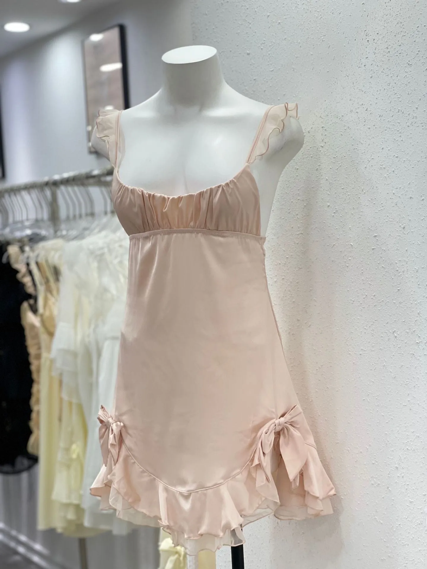 Dreamy Cream Soft  Lingerie Dress