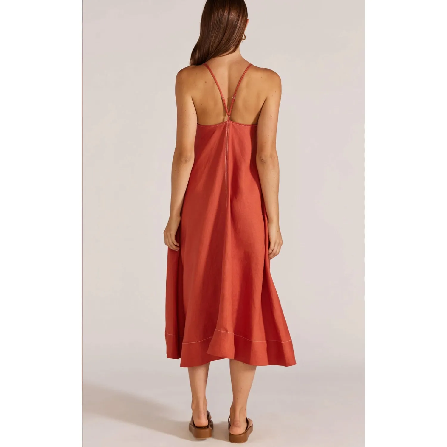 Dress Evalina Sundress - Rust