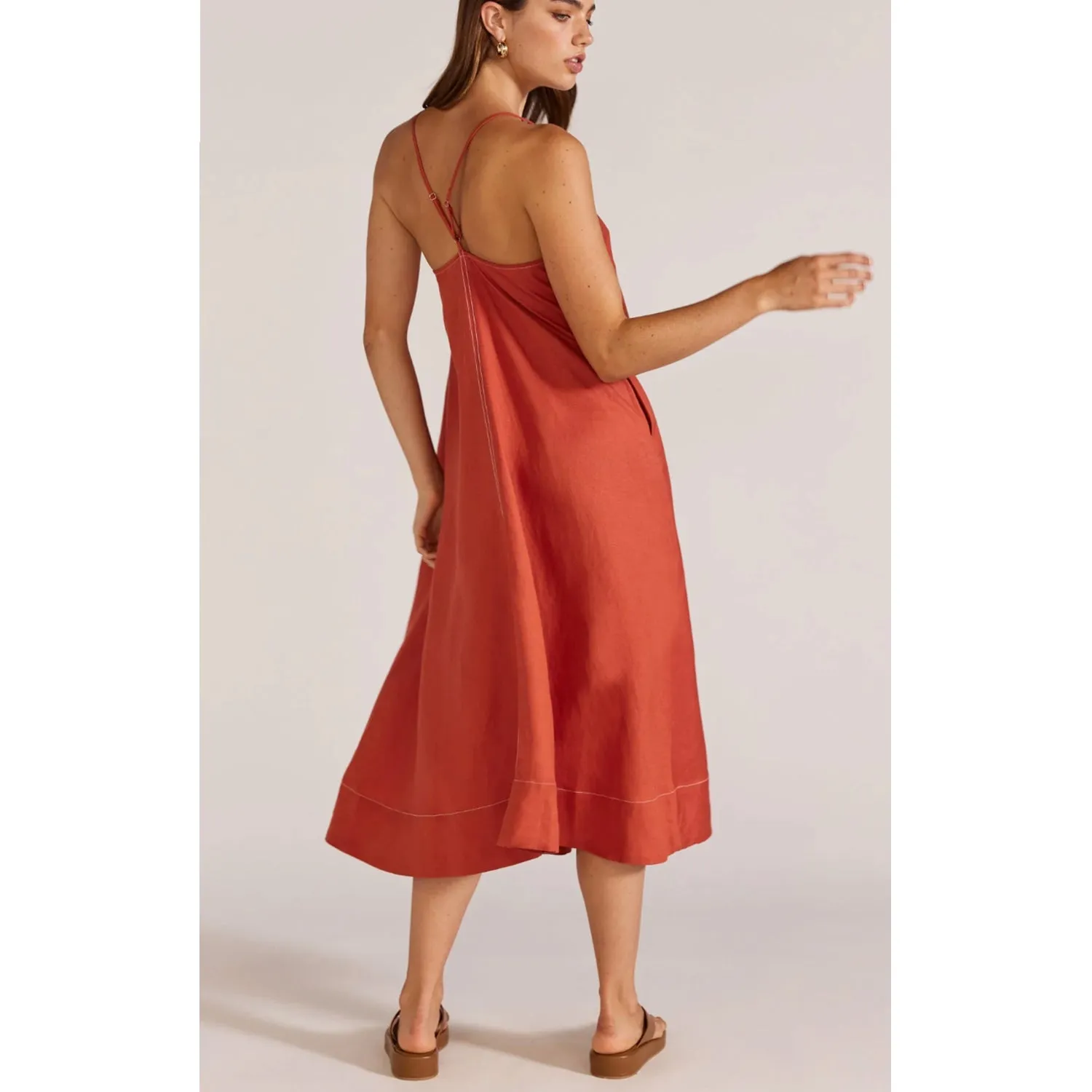Dress Evalina Sundress - Rust