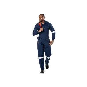 DROMEX D59 BOILERSUIT FLAME & ACID NAVY SIZE 38