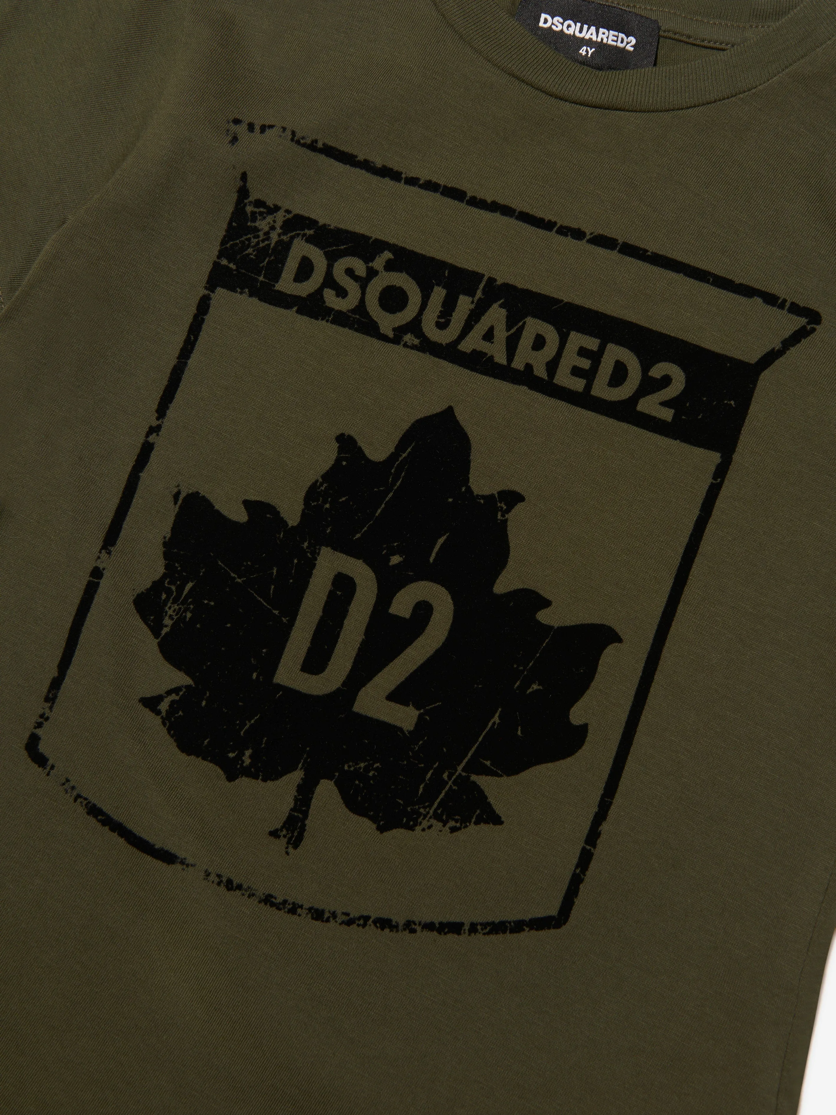 Dsquared2 Kids Maple Leaf Logo T-Shirt