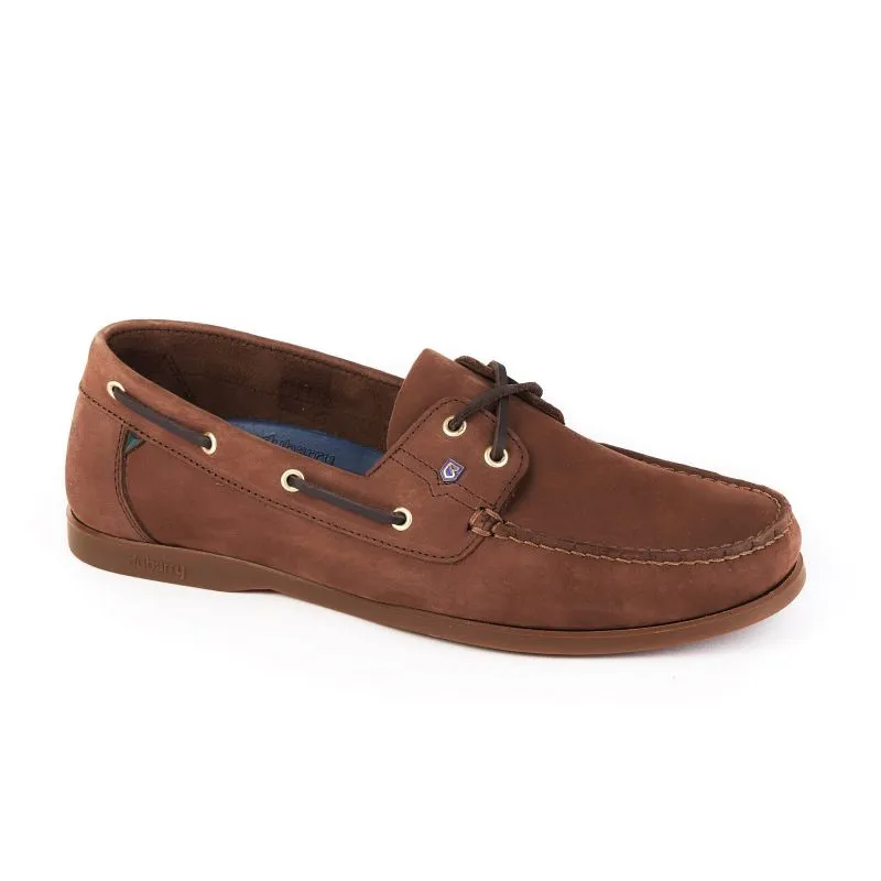 Dubarry Mens Port Leather Deck Shoe - Café