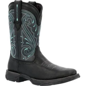 Durango Women's Lady Rebel 10" ST Western Work Boot - Sky - DRD0462