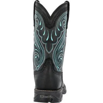 Durango Women's Lady Rebel 10" ST Western Work Boot - Sky - DRD0462